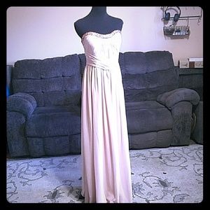 Modcloth Strapless Sequin Gown